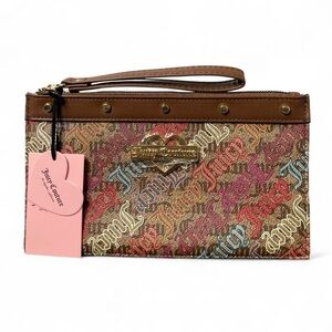 Juicy Couture Chestnut Chino Wristlet